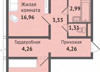 2-ком. квартира на продажу, 65.2 м2, деревня Аркасы, Изумрудная улица, 1