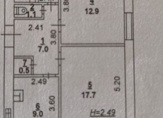 Продажа двухкомнатной квартиры, 54 м2, Ростов-на-Дону, улица Волкова, 8
