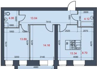 Продаю трехкомнатную квартиру, 72.5 м2, Череповец, Октябрьский проспект, 98