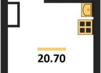 Продам квартиру студию, 20.7 м2, Воронеж