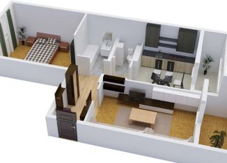 Продажа 2-ком. квартиры, 57.1 м2, Крым