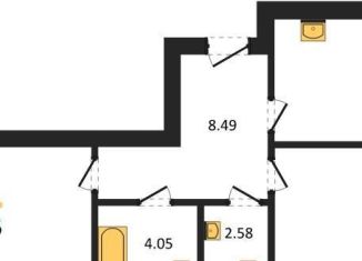 Продам двухкомнатную квартиру, 62 м2, Калининград, Арсенальная улица, 31к1