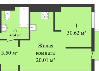 Продаю 1-ком. квартиру, 31 м2, Ростов-на-Дону, проспект Соколова, 68/118Вс1, Кировский район