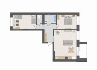 Продается 3-ком. квартира, 69.5 м2, Киров, улица Капитана Дорофеева, 22