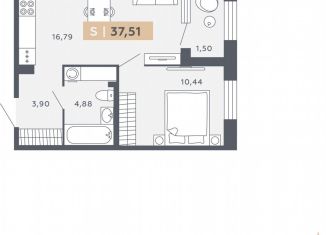 Продажа квартиры студии, 37.5 м2, Санкт-Петербург, Московское шоссе, 13ВА, ЖК Звёзды Столиц