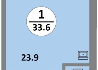 Продажа квартиры студии, 33.6 м2, Красноярский край, Соколовская улица, 52