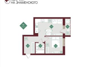 Продается 1-комнатная квартира, 94.2 м2, Тобольск, микрорайон 3Б, 6Бк2