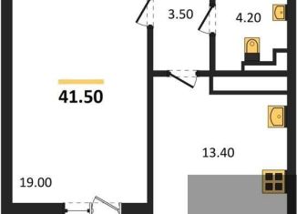 Продается 1-ком. квартира, 41.5 м2, Воронеж