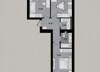 Продается 2-ком. квартира, 55 м2, Калининград