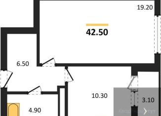 Продается однокомнатная квартира, 42.5 м2, Воронеж