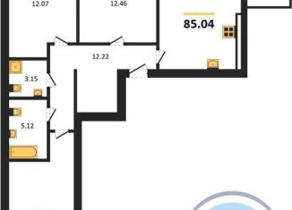 Продается 3-ком. квартира, 85 м2, Калининград, улица Александра Невского, 194