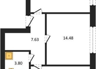 Продается 2-комнатная квартира, 61.3 м2, Калининград, Арсенальная улица, 31к1