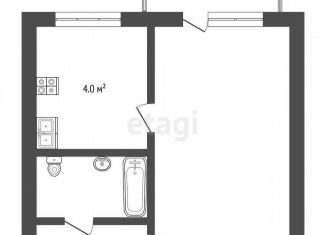 1-комнатная квартира на продажу, 34 м2, Альметьевск, улица Ризы Фахретдина, 57Е