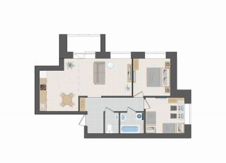 Продам 3-комнатную квартиру, 66.6 м2, Киров, улица Капитана Дорофеева, 22