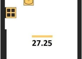 Квартира на продажу студия, 27.3 м2, Калининград, Арсенальная улица, 31к1