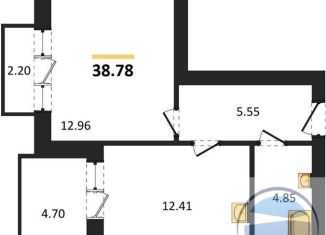 Продажа 1-комнатной квартиры, 38.8 м2, Калининград, Арсенальная улица, 31к1