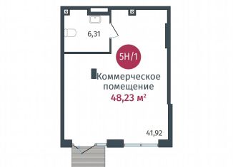 Помещение свободного назначения на продажу, 48.23 м2, Тюмень, улица Тимофея Кармацкого, 17
