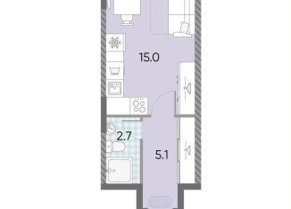 Продаю квартиру студию, 22.8 м2, Москва, ЖК Зиларт, 18/19/27, метро ЗИЛ