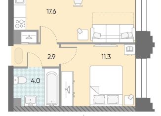 Продается 1-ком. квартира, 35.8 м2, Москва, ЖК Зиларт, 21/22, метро ЗИЛ