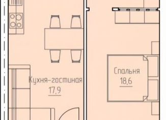 Продажа 1-ком. квартиры, 60.8 м2, Грозный, проспект В.В. Путина, 1Б, Путинский район