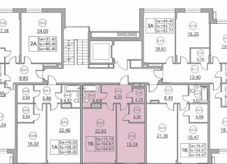 Продам 1-ком. квартиру, 54.9 м2, Казань, улица Генерала Ерина, 5Д