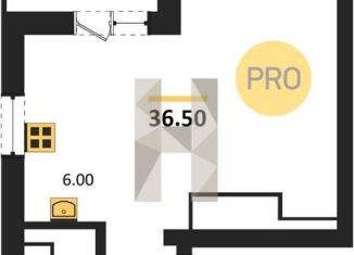 Продажа квартиры студии, 36.5 м2, Воронеж