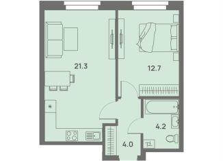 Продается 2-комнатная квартира, 41.8 м2, Пермь
