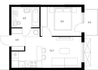 Продается 1-ком. квартира, 33.1 м2, Нижегородская область, жилой комплекс Савин Парк, к7
