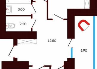 Продам 4-комнатную квартиру, 86.5 м2, Туймазы, переулок Луначарского, 3