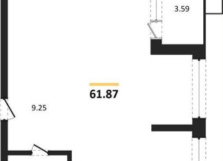 2-комнатная квартира на продажу, 61.9 м2, Воронеж, набережная Чуева, 7