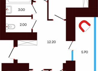Продажа 4-ком. квартиры, 82.5 м2, Туймазы, переулок Луначарского, 3