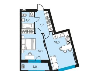 Продаю 2-комнатную квартиру, 45.5 м2, Пермь, улица Луначарского, 97