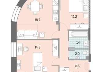 Продажа 2-ком. квартиры, 57.8 м2, Москва, ЖК Зиларт, 18/19/27, метро ЗИЛ