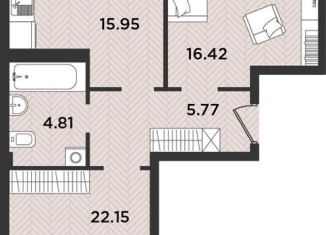 Продаю двухкомнатную квартиру, 67.5 м2, Архангельск, улица Фёдора Абрамова, 7к1С