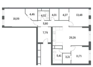 Продажа 3-ком. квартиры, 111.5 м2, Москва, метро Международная