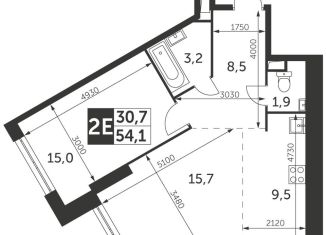 Продажа 3-комнатной квартиры, 78.4 м2, Москва, ЖК Архитектор