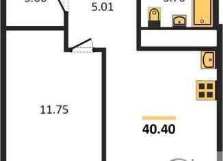 Продам 1-ком. квартиру, 40.4 м2, Новосибирск, 1-я Чулымская улица, 112/5, ЖК Ясный Берег