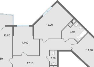 Продажа 1-комнатной квартиры, 40.7 м2, Липецк, ЖК Атмосфера