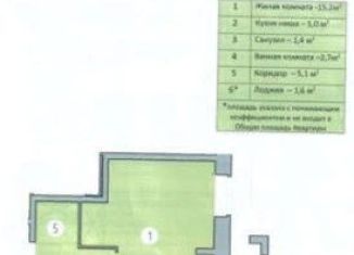 Квартира на продажу студия, 29.4 м2, Видное, жилой комплекс Видный город, 15к1