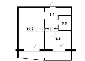 Продажа 1-комнатной квартиры, 36.7 м2, Новосибирск, Красный проспект, 305, ЖК Грин