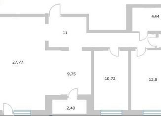 Продам 3-ком. квартиру, 83 м2, село Первомайский, Весенняя улица, 6, ЖК Дубрава