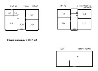 Продается дом, 322 м2, деревня Лужки, Центральная улица, 15