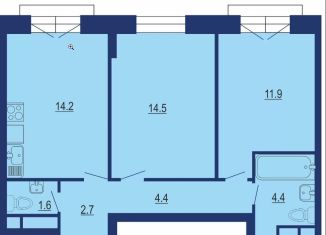 Продается 2-комнатная квартира, 68 м2, Краснодар, улица Генерала Петрова, 7, ЖК Прованс