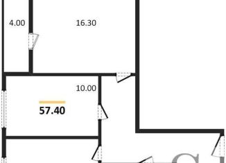 Продажа двухкомнатной квартиры, 57.4 м2, Новосибирск, улица Кирова, с276, ЖК Смарт Авеню