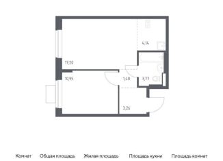 Продаю однокомнатную квартиру, 40.8 м2, поселение Рязановское, жилой комплекс Подольские Кварталы, к3