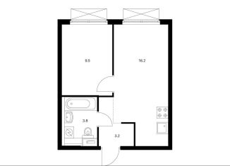 Продажа 1-комнатной квартиры, 32.7 м2, Москва, станция Лихоборы