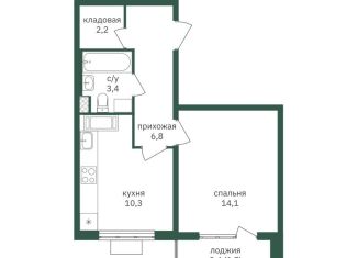 Продаю 1-комнатную квартиру, 38.9 м2, Москва, метро Лесопарковая, Варшавское шоссе, 170Ек4