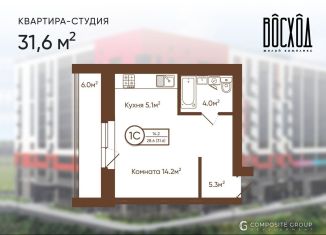 Продажа квартиры студии, 31.6 м2, Ковров