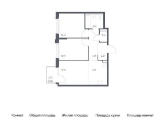 Продается 2-комнатная квартира, 52.6 м2, поселение Кокошкино, жилой комплекс Новое Внуково, к23