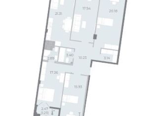 Продам 4-комнатную квартиру, 113.1 м2, Санкт-Петербург, метро Чкаловская